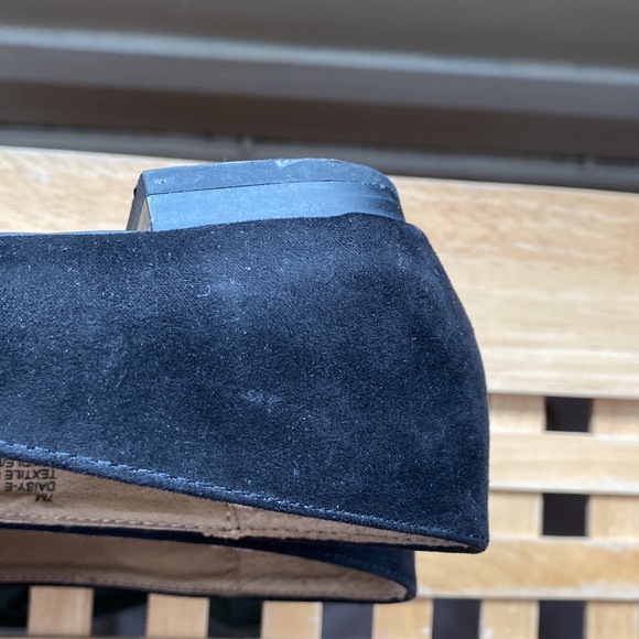 Esprit suede ruffle pointed ballet flats 7 - Picture 16 of 16